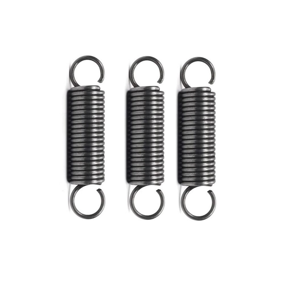 Tension Springs With Hooks 35Mm Length, 1.2Mm Wire Diameter, 7Mm Outer Diameter, 3-Pack 9084446015850
