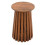 Slatted Mango Wood Side Table 1
