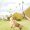 Hand-Hundeballwerfer mit Ball, ergonomischer 12