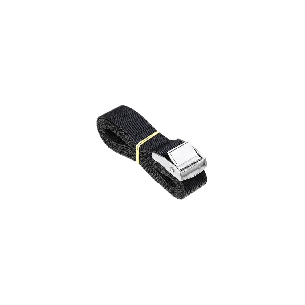 Ratchet Straps Black 2.5Cm Wide 300Cm Length Zinc Iron Press Buckle Car Tie-Down Cargo Straps 9393856856220