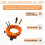 Drill Bit Sharpener With 3 Adjustment Screws Angle Grinder Compatible 13mm Drill Bits Orange DIY Professional Use 2