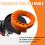 Drill Bit Sharpener With 3 Adjustment Screws Angle Grinder Compatible 13mm Drill Bits Orange DIY Professional Use 5