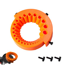 Drill Bit Sharpener With 3 Adjustment Screws Angle Grinder Compatible 13mm Drill Bits Orange DIY Professional Use