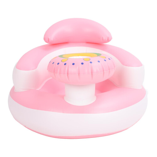 Durable PVC Infant Inflatable Sofa Seat Wide Application Easy Inflate 2