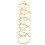 diy dreamcatcher frame windchime spiral metal ring crafting kit 1