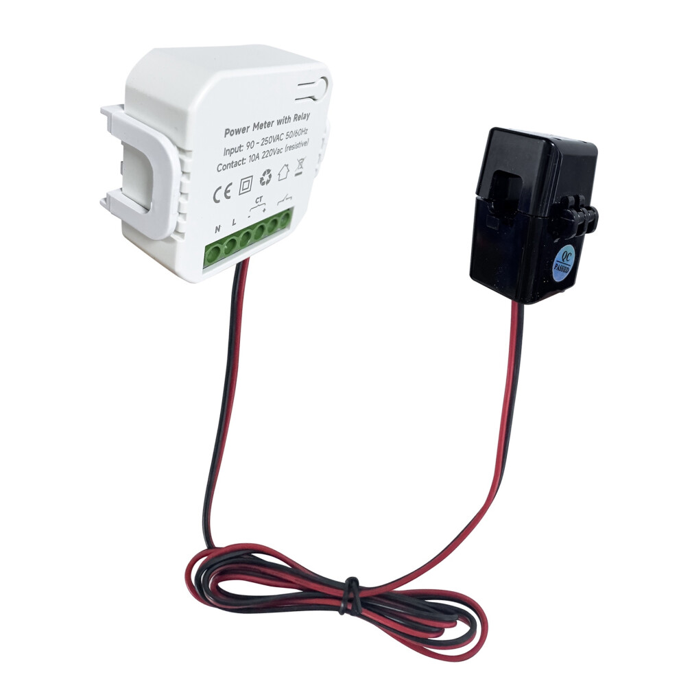 Wifi Smart Energy Meter 80A Ct Clamp, Single Phase, Din Rail 35Mm 4951351155399
