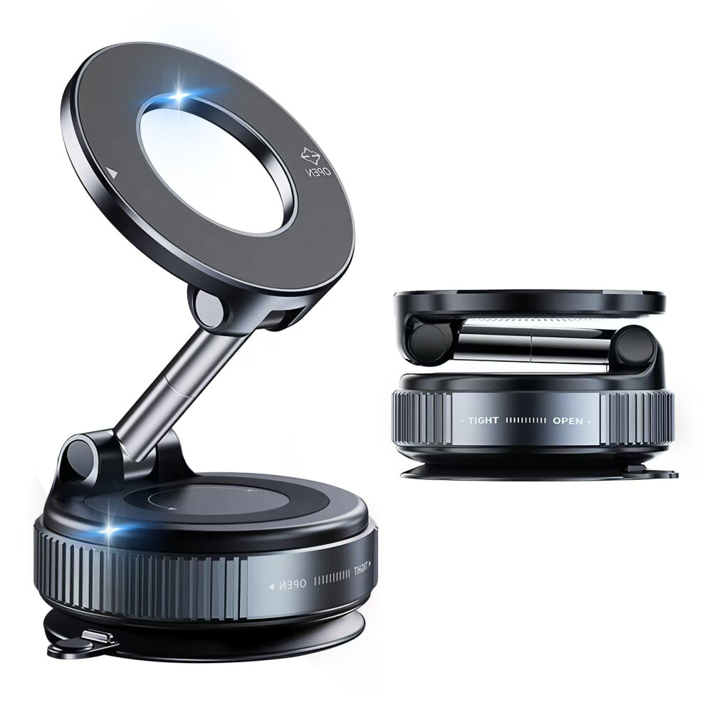 Magnetic Suction Cup Phone Mount For Magsafe, 360-Degree Rotation, Hands-Free Vacuum Car Phone Holder, Iphone/Android 9354506835200
