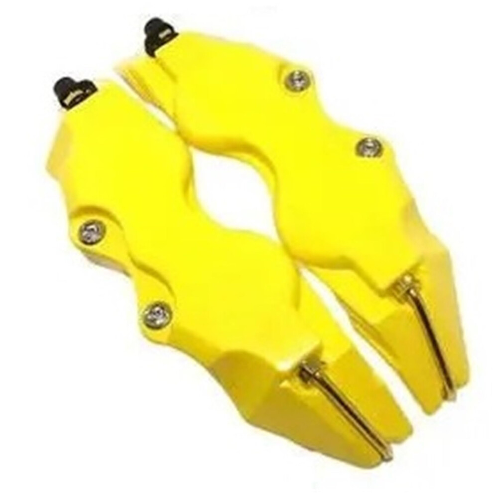Brake Callipers & Parts 2Pcs Car Disc Brake Caliper Covers 3D Abs Front And Rear Yellow 9084446016376