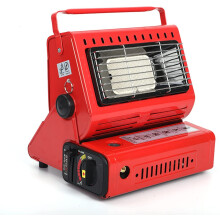 Camping Heater Adjustable Temperature Gas Heater With Stainless Steel Mesh Portable Black For Restaurant Karaoke Room