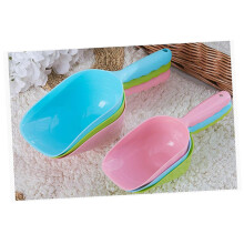 Pet Food Scoop Multifunctional Plastic For Dogs Cats And Birds Random Color Durable Lightweight