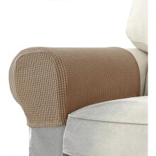 2pcs Jacquard Stretch Sofa Armchair Armchair Cover Anti-slip Furniture