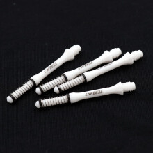 Dart Shafts Slim-Shape Built-In Spring Telescopic Set Of 4 White B-Length 32mm