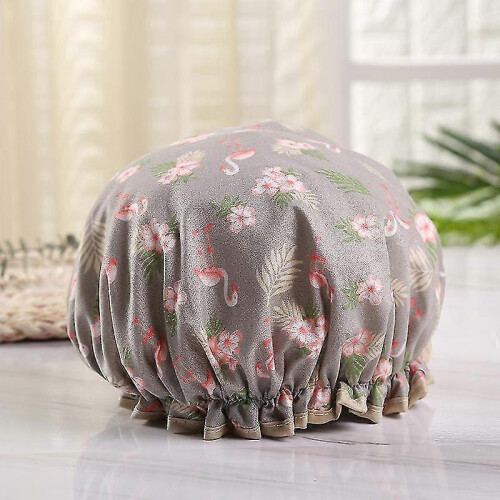 Shower Cap, Large Shower Cap for Women, Reusable Double Layer