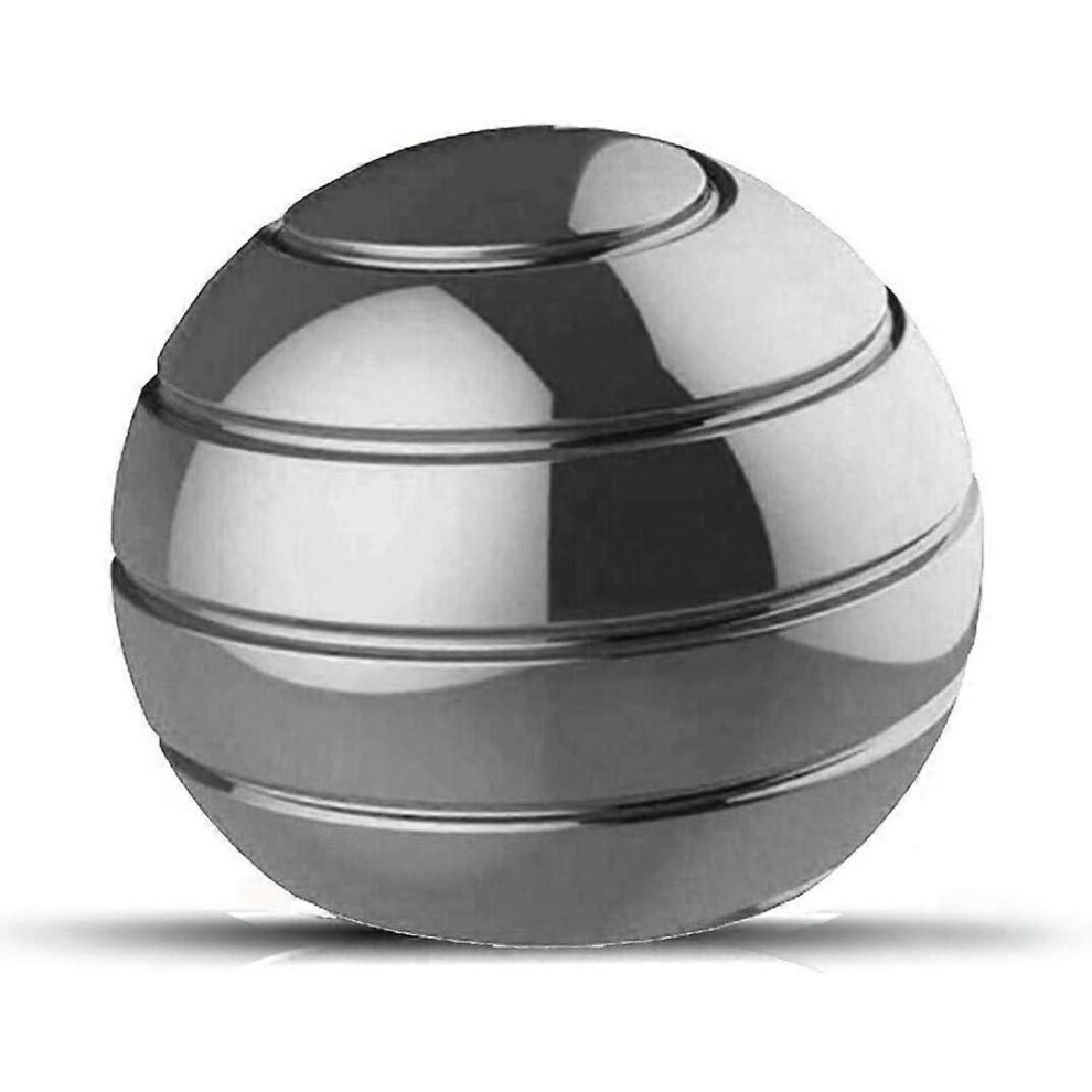 Kikidex (As Show, One Size) Xyc Fingertip Gyro Spherical Toy Table Top Ball Gyro - Small Gray