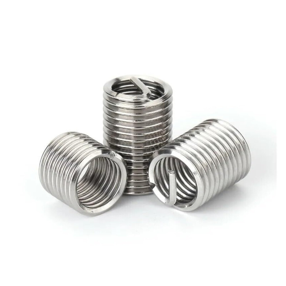 Thread Repair Insert Helical Screw Coiled Wire Sleeve Stainless Steel 304 M2x0.4x1d 50Pcs For Damaged Stripped Threads 9016109985064