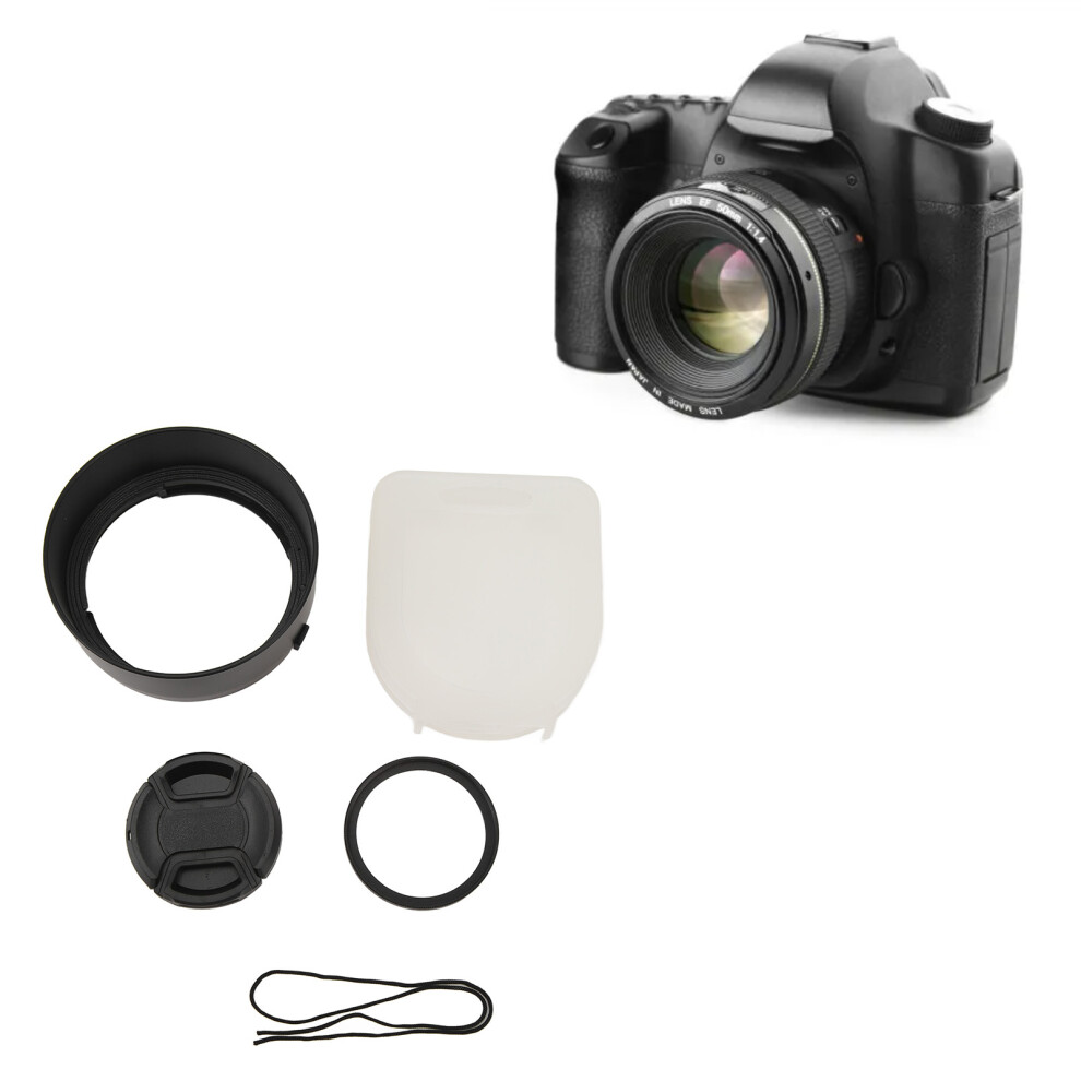 Camera Lens Hood 43Mm With Uv Hd Filter Cap For Rf50mm F1.8 Stm R50 R6 R5 R8 6911351156138
