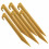12" tent pegs (6-pack) yellow 3
