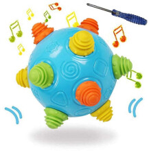 Move and Crawl Ball Toys for Kids,Bouncing Sensory Learning Ball Toys Ideal Gift for Baby Boys and Girls, Endless Fun for Children