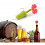 Silicone Sealing Wine Corks, Reusable Wine Flower Corks, Beer Flavoring Bottle Corkscrew Tools (4 Pack, Multicolor) 2
