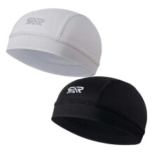 (Black + Grey, one-size) Breathable Cycling Cap, 2/3 Counts Anti-UV Sports Helmet Liner Cap, Cycling Lightweight Hat, Outdoor Cycling Cap for Summer