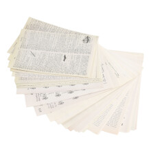 Vintage Scrapbook Craft Papers - 57PCS Retro Old Book Series Set