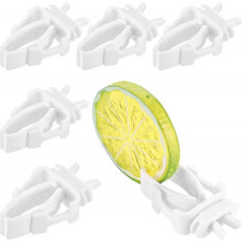 6pcs Birdcage Food Holder Parrot Fruit Vegetable Clip Birdcage Feeder Clip for Budgie