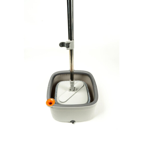 (Default) Ultra Spin Mop+ 360 Spin Mop Bucket Set with 2 Reusable Mop Heads 1