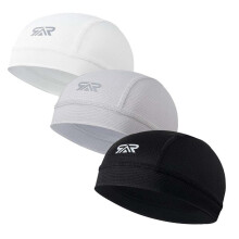 (black and white gray, One size) Cycling Cap, Protection Sports Cycling Cap, Hiking Hat, Breathable Sweat-absorbent Helmet Liner, Summer Sports Cap for Men & Women,