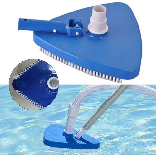 Swimming Pool Cleaner Head Triangular Manual Vacuum Head Attachment For Inground Pools Corners Cleaning 2