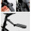 Mountain Biking Experience Front Rear Bike Mudguards Mudflaps Black 3