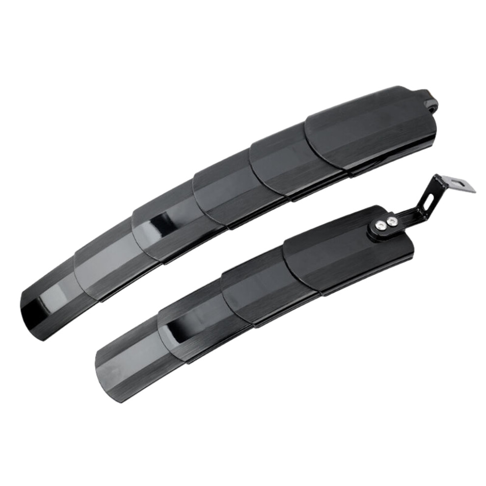 Mountain Biking Experience Front Rear Bike Mudguards Mudflaps Black