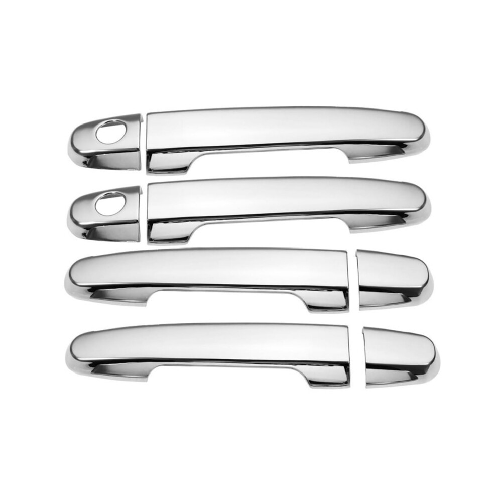 Car Door Handle For Toyota Corolla Verso E121 Ar10 Door Handle Cover Bowl Trim Stickers 2 Keyhole For Sportsvan 2002-2009 9354506836016