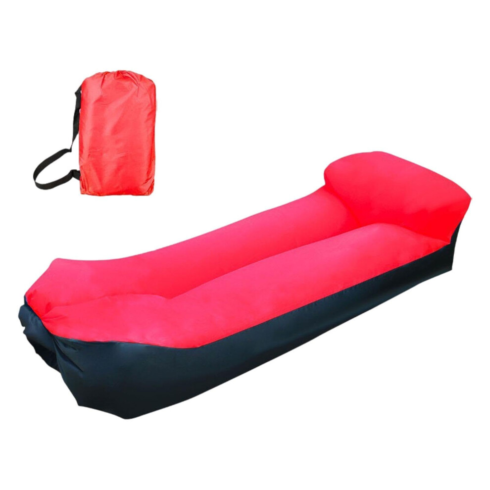Inflatable Water Hammock Red Color For Picnic And Relaxation Portable Pool And Lake Float-image-OPC-PKMX8DZ-NEW