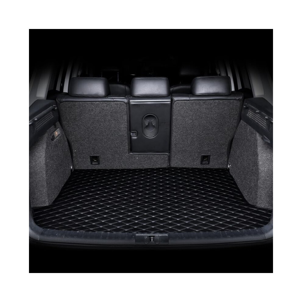 Car Boot Liner Protector For Fiat Abarth 595 X290 2012-2022 Leather Trunk Mats Waterproof Anti-Slip Boot Liner Black 9393856858118