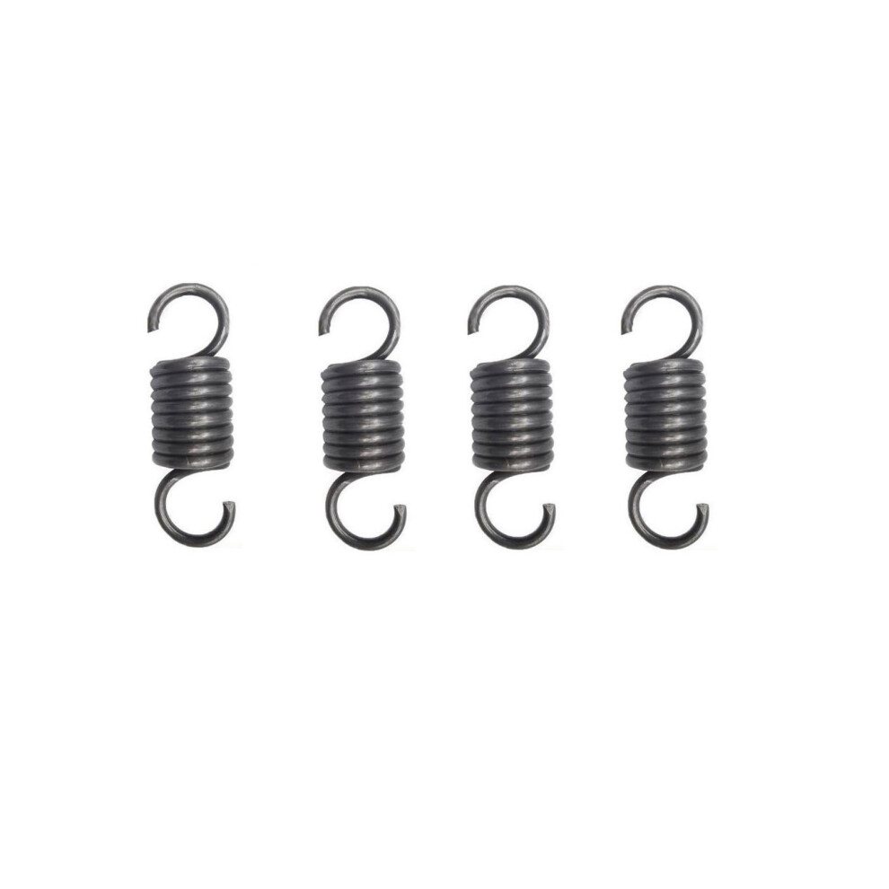 Tension Springs With Hooks 50Mm Length, 2Mm Wire Diameter, 18Mm Outer Diameter, 4Pcs 9354506836412
