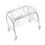 Hand Storage Basket Durable Portable Storage Basket With Plastic Rolling Wheel Anti Rust Sturdy Structure Dormitory Use 1