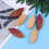 6 pezzi -chopstick a forma foglia con e salvietta 9
