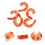 25Pcs Durable PVC Simulated Cooked Shrimp for Display Use 11