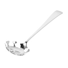 cucchiaio pasta in acciaio con denti utensile cucina
