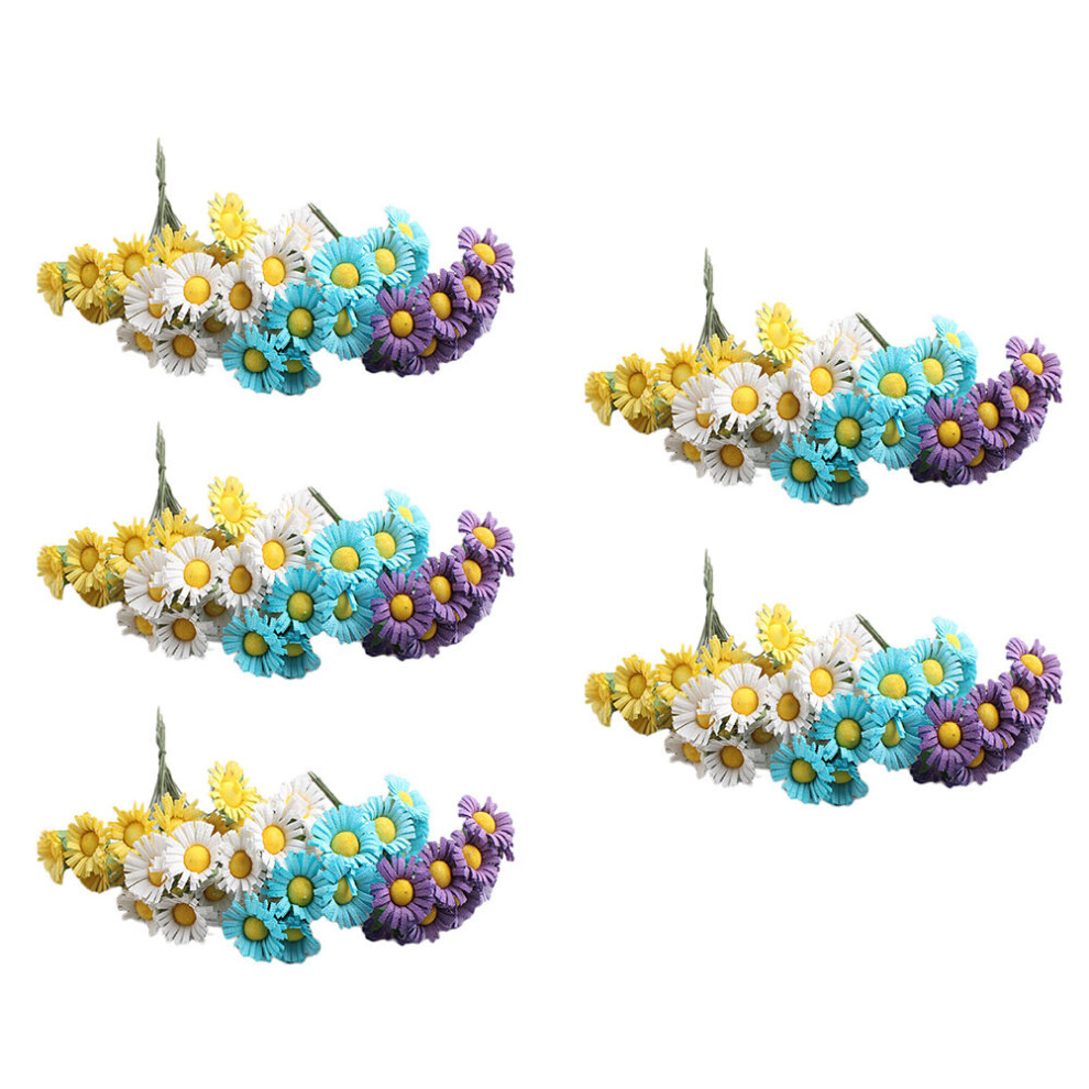 40 Sztuk Sztuczne Kwiaty Mniszka Lekarskiego, Mini Dekoracje Do Domu-image