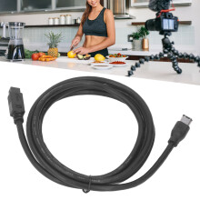 IEEE1394 Firewire DV Cable 800Mbps 9 Pin to 6 Pin 5.9ft
