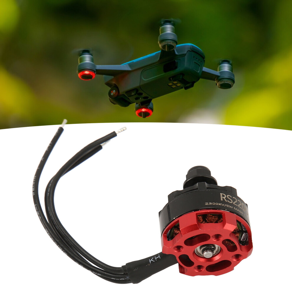 Durable Rs2205 2300Kv Brushless Motor For Fpv Racing & Multicopters Cw/Ccw 3-4S Black 4941351159015