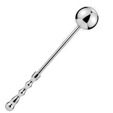 Anal Butt Plug Stainless Steel Bead Dildo, Metal Anal Plug, Small Medium Large Sizes For Gay Anus Masturbation