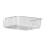 Stackable Transparent Desktop Organizer 26.5x20.2x8cm Plastic Storage Shelf 11