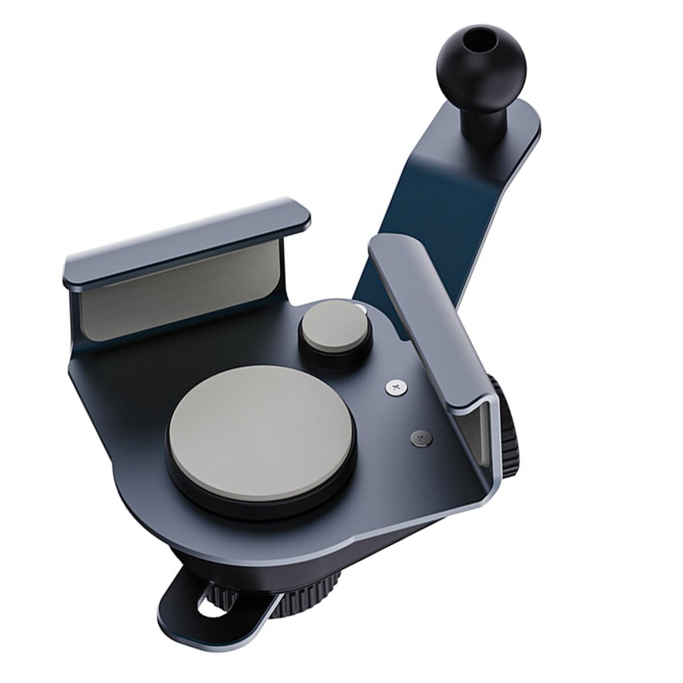 Not Shake Car Phone Mount 17Mm Aluminum Brackets Height Adjustable Rotation Holder Travel Space Gray 9016109986269
