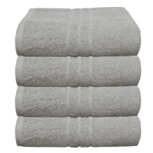 (GREY) 4X Bath Sheets Big Size Towels Pure Egyptian Cotton Quick Dry Soft Bathroom Towels Reusable Soft Absorbent Bathroom Lightweight Pack