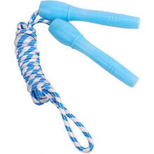 1M Jump Rope Kids Jump Rope Fitness Braided Speed Jump Adjustable Indoor Exercise with Wooden Jump Boys Girls Training/WorkoutBlue