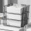 Transparent Desktop Organizer, Stackable Plastic Files Shelf 26.5x33.2x8.5cm 5