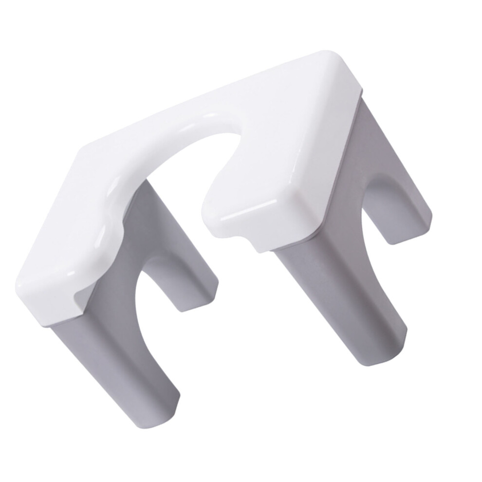 Grey Portable Squatting Toilet Stool Chair | Anti-Slip, Hygienic Commode