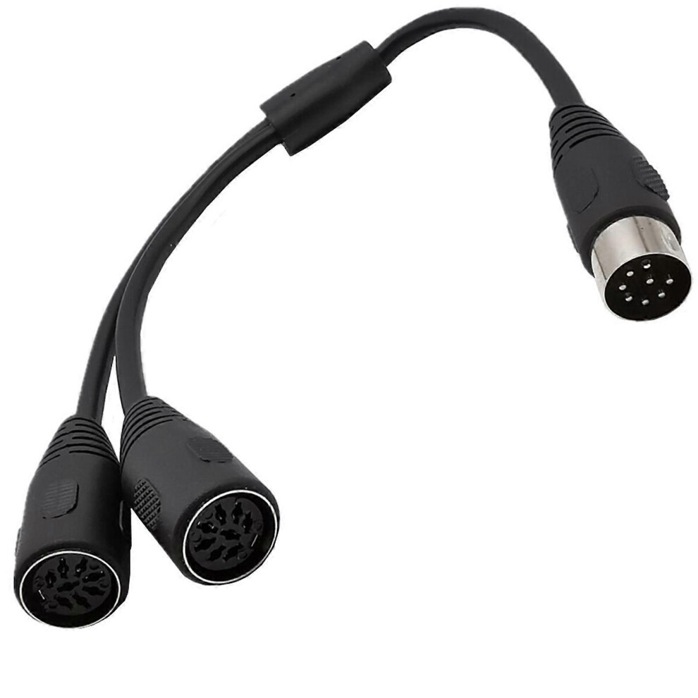 Splitter 8 Pin Din Y Adapter Cable 1 Male To 2 Female For Sound Devices 6935159248963